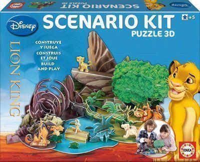 scenario - kit  3D  el rey león  | educa