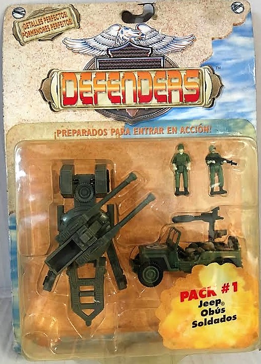 Pak-1 Jeep Obús Soldados (Defenders)