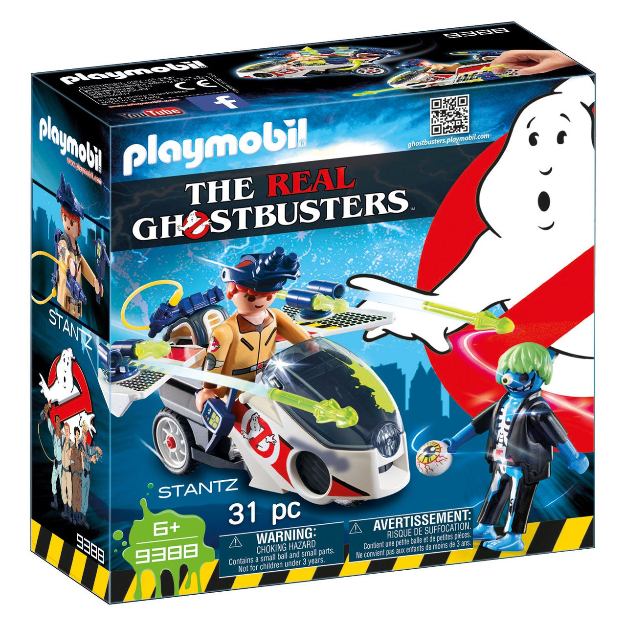 Ghostbusters Stantz con vehículo