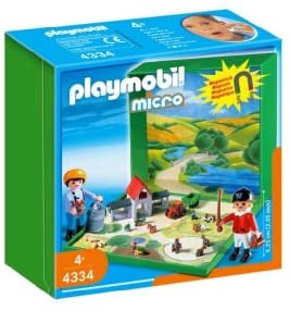 Mini Granja para jugar los Playmobil
