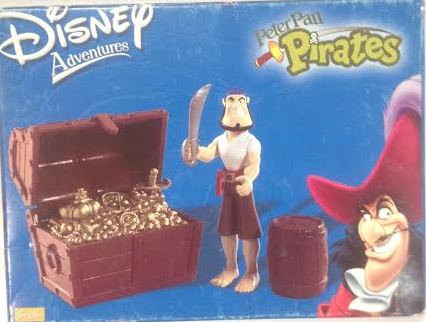 Pirata con cofre del tesoro (Pirates) Disney Aventuras