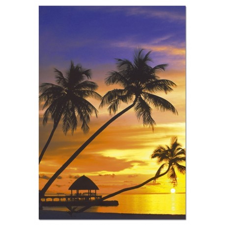 Puzzle Educa (Atardecer en las Maldivas)