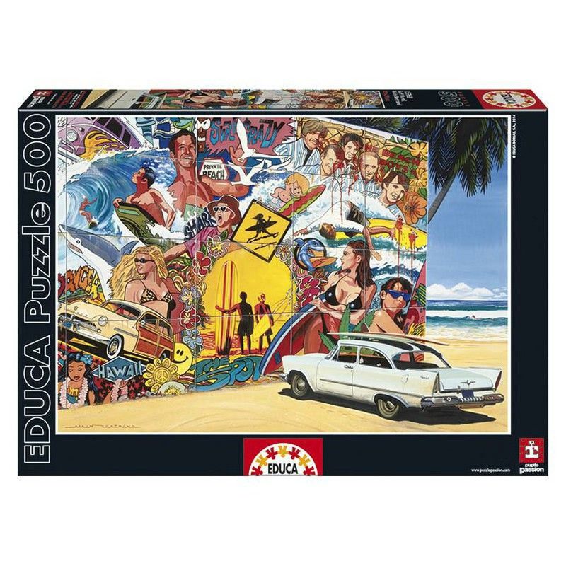 PUZZLE Mural de Surf  |  EDUCA