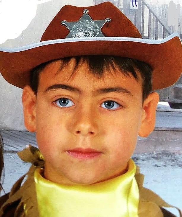 Sombrero Sherif fieltro infantil marrón (guirca)