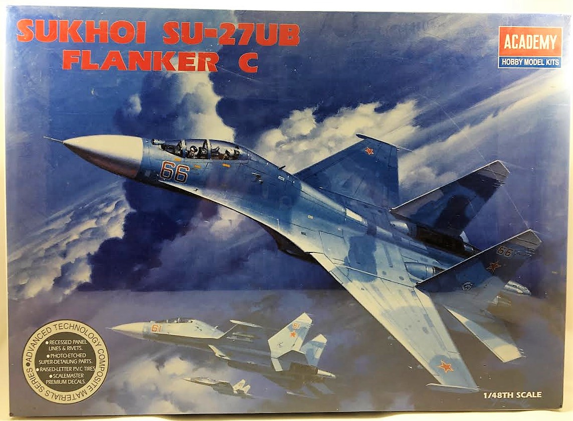 SUKHOI SU-27UB FLNKER C  (academy)