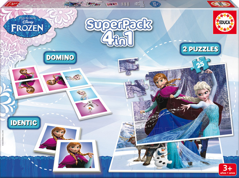 Superpack 4en1 de Frocen | EDUCA